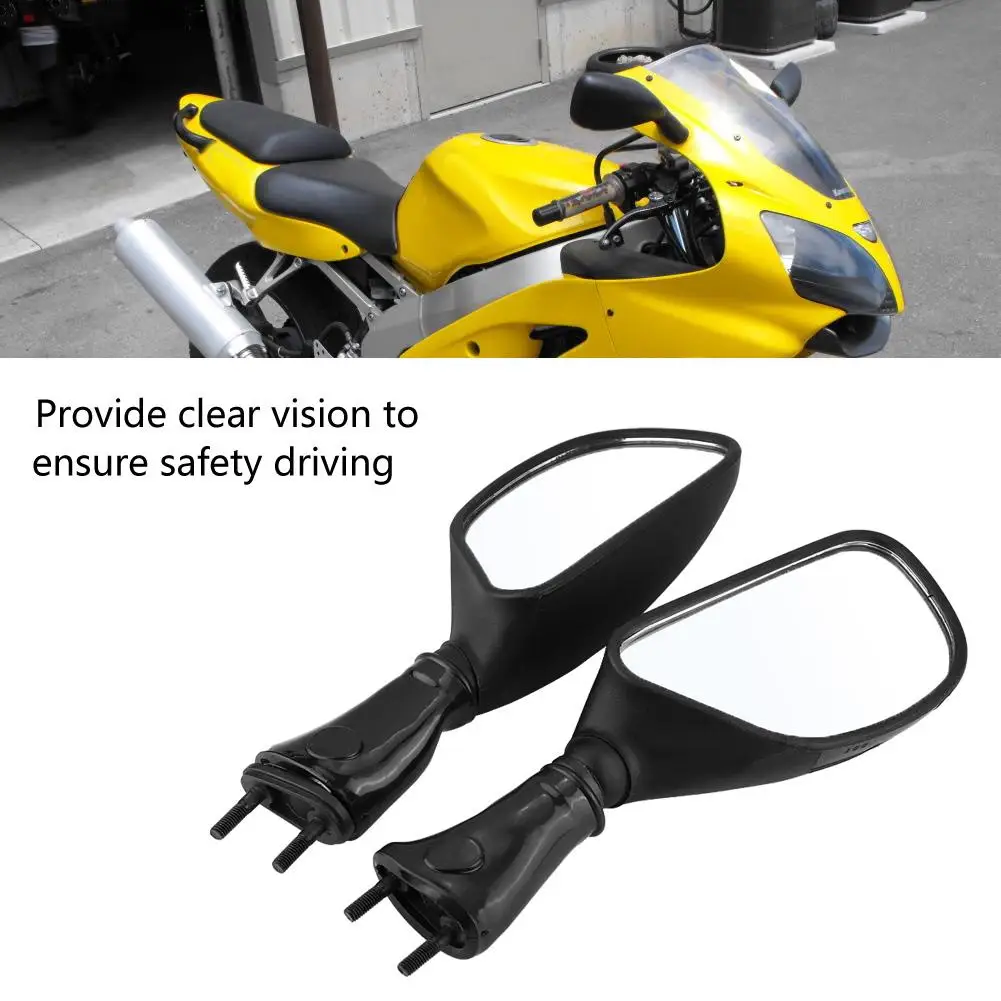 1 пара мотоциклетные Зеркало заднего вида Универсальный для kawasaki ninja ZX-6R ZX-9R 1998 1999 2000 2001 2002 2003 АБС, алюминий стержень