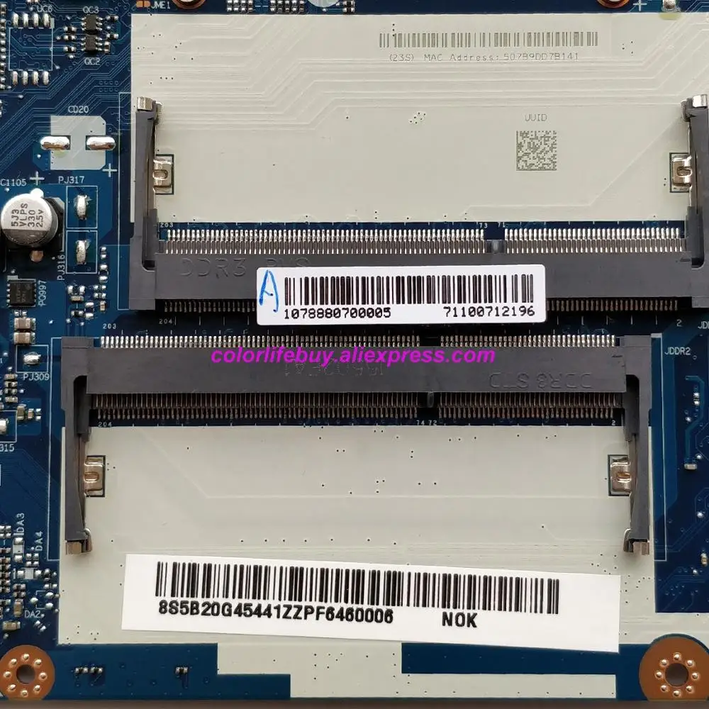حقيقية 5B20G45441 NM-A272 w i5-4210U وحدة المعالجة المركزية كمبيوتر محمول اللوحة اللوحة لينوفو Z50-70 الكمبيوتر الدفتري