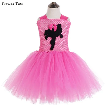 

Cartoon Girls Tutu Dress Hot Pink, Blue, Green Flying Girl Kids Tutu Dresses for Girls Birthday Party Halloween Carnival Costume