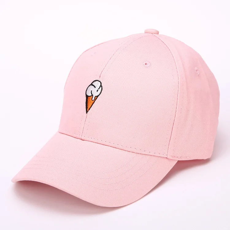 Модная женская шапка, летняя футболка с вышивкой хлопок Бейсбол Кепки бейсболки эластичные для мальчиков и девочек в стиле «хип-хоп» плоская шляпа Женская шляпка Спорт