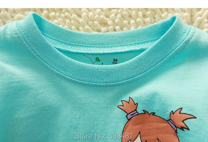 Новинка года, брендовая одежда из хлопка для маленьких девочек детская одежда детская футболка для малышей футболки с короткими рукавами блузка для маленьких девочек