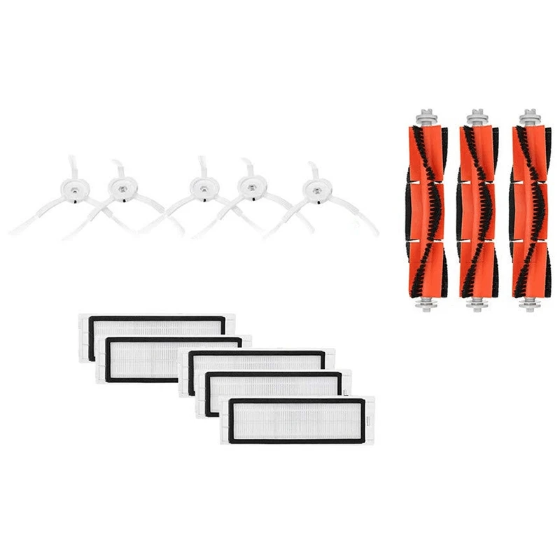 

Hot sale Accessories For XIAOMI MI Robot Vacuum 5Pcs Main Brush 5Pcs Filters 5Pcs Side Brushes Replacement Parts Suitable For