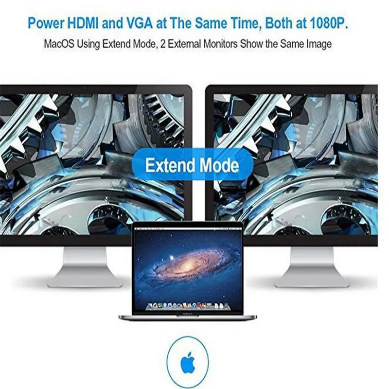 Laptop Docking Stations 10-in-1 Type C to USB3.0 RG45 HDMI VGA SD TF Converter Laptop Accessories f