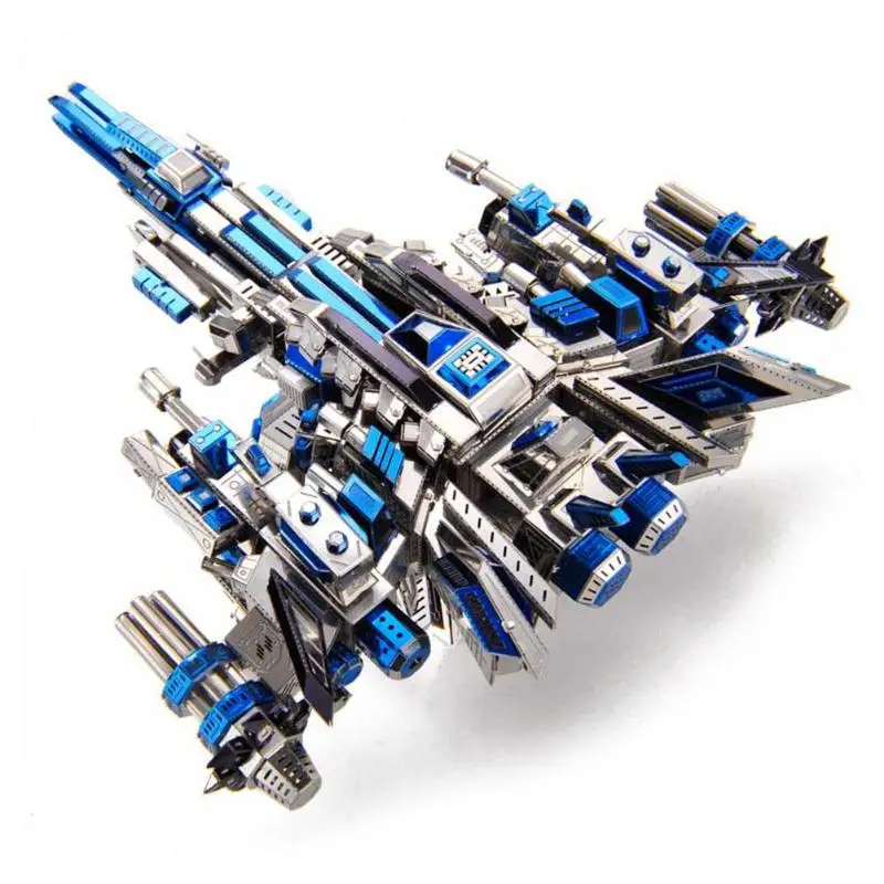 

3D DIY Metal Puzzle Battleship Model Laser Cut Children Adult Assembly Jigsaw Building Blocks Educational Toys Gift
