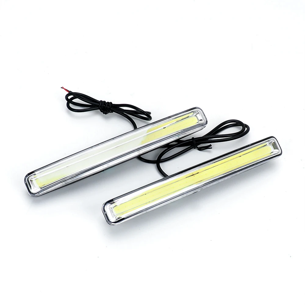 12V COB Car Styling LED DRL Daytime Running Light Bar Day Light Warning Light LED Auto Car Daytime Lights Driving Fog Lamp 12V COB Car Styling LED DRL Daytime Running Light Bar Day Light Warning Light LED Auto Car Daytime Lights Driving Fog Lamp