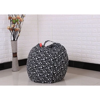 

Kids Stuffed Animal Storage Bean Bag Mulifunction Large Toy Organizer Durable Activity Organizer for Kids Bedroom