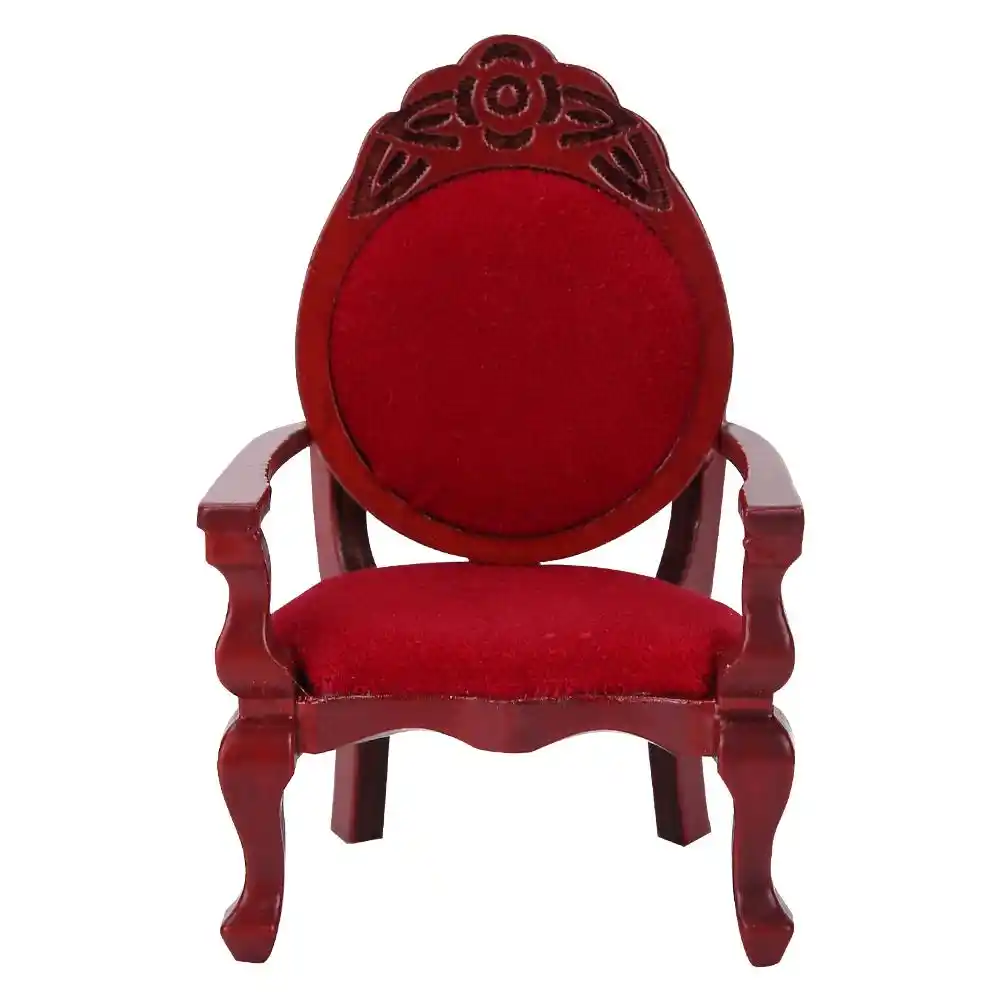 vintage wooden doll chair
