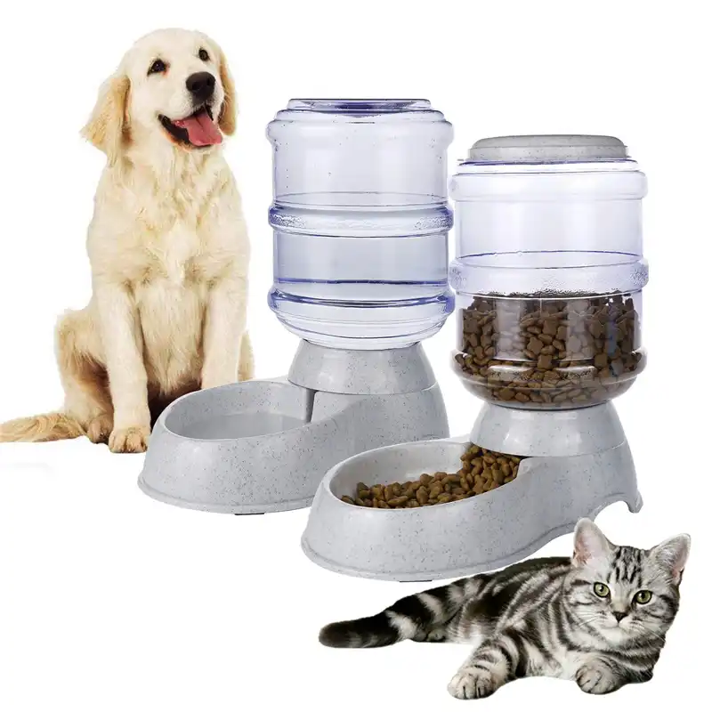3 5l Automatic Water Drinking Bowl Fountain For Dogs Cats Pet Food