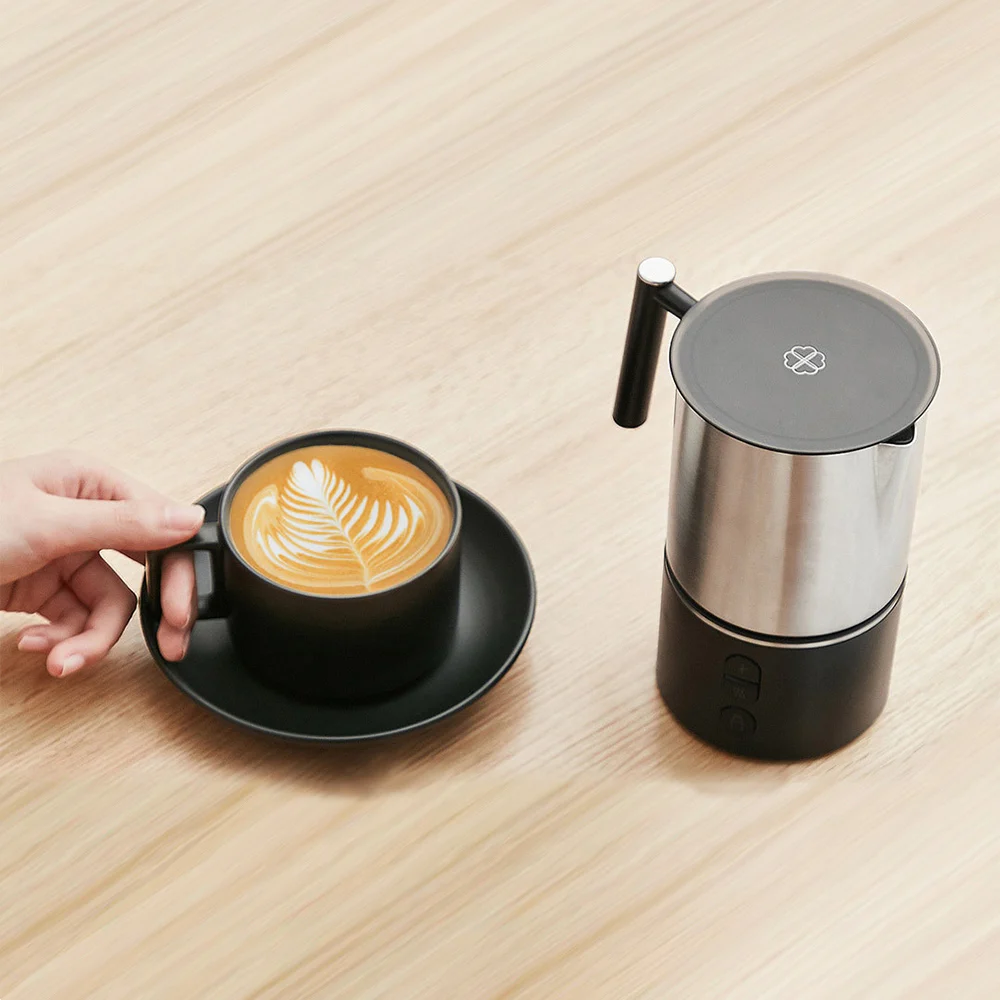 SCISHARE Milk Frother Foam Coffee Maker Machine Coffee Drinks For Home Office Party