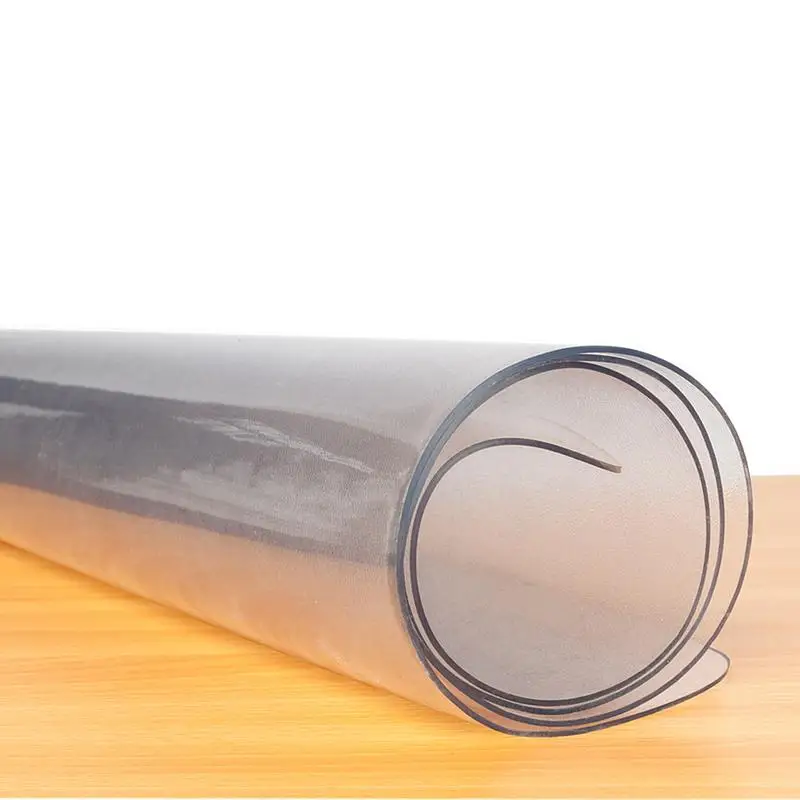 

90x120x0.15CM PVC Matte Home-use Protective Mat for Floor Chair Transparent