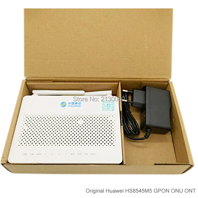 

Free Shipping Huawei HS8545M5 GPON ONU ONT 1GE+3FE+1TEL+USB+Wifi, English Firmware Huawei GPON Router Mini Size