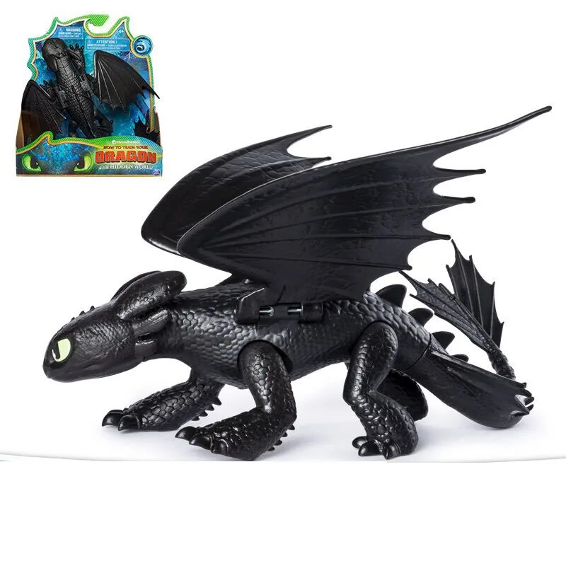 

Genuine How to Train Your Dragon 3 Action figure Toothless Hookfang Stormfly Model Toys For Children Christmas Birthday Gifts