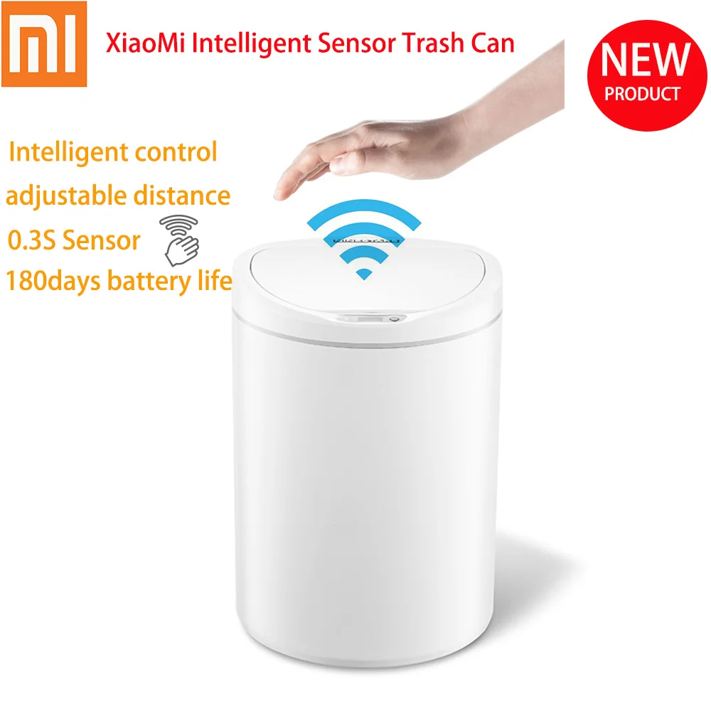 Xiaomi Intelligent Sensor Trash Can Smart Sensor Trash Can On key