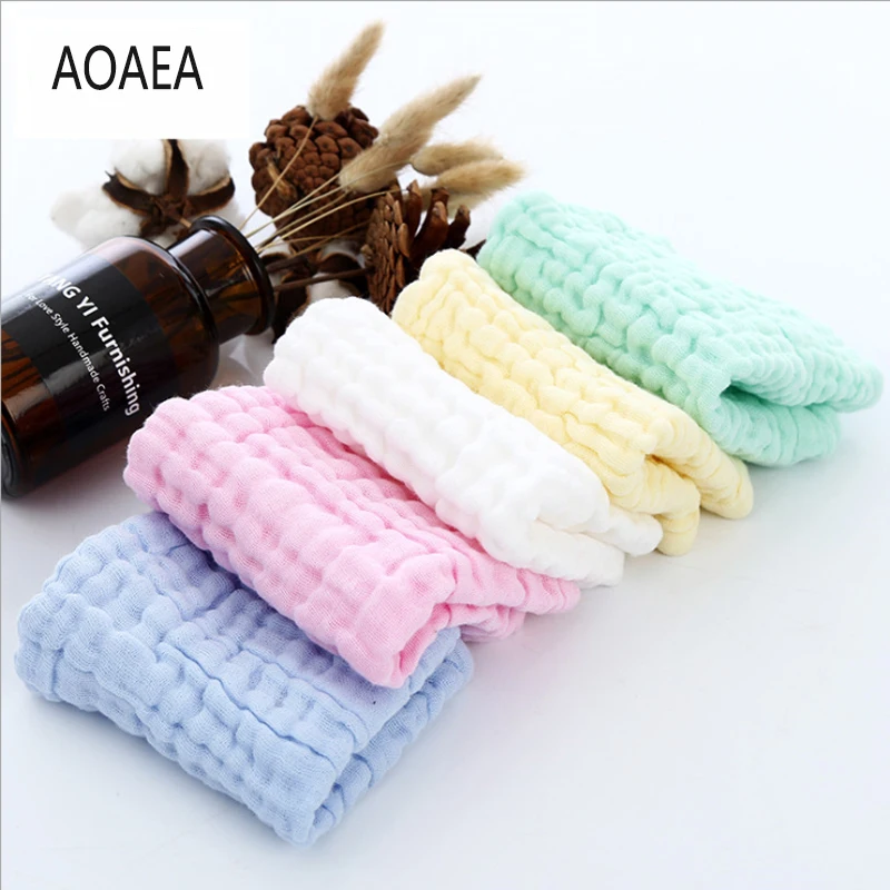 

Six-layer gauze square fold 30*30 slobber baby bubble cotton six-layer gauze square To report