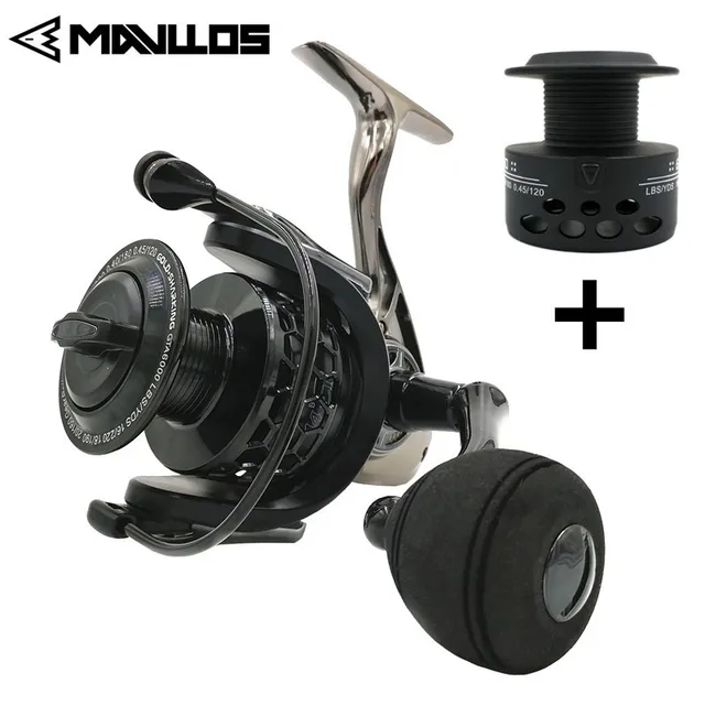 Cheap Mavllos Saltwater Carp Spinning Fishing Reel 15BB Ratio 5.5:1 1000-7000 Model 2 Spools Metal Body Sea Boat Jigging Fishing Reel Cheap Mavllos Saltwater Carp Spinning Fishing Reel 15BB Ratio 5.5:1 1000-7000 Model 2 Spools Metal Body Sea Boat Jigging Fishing Reel