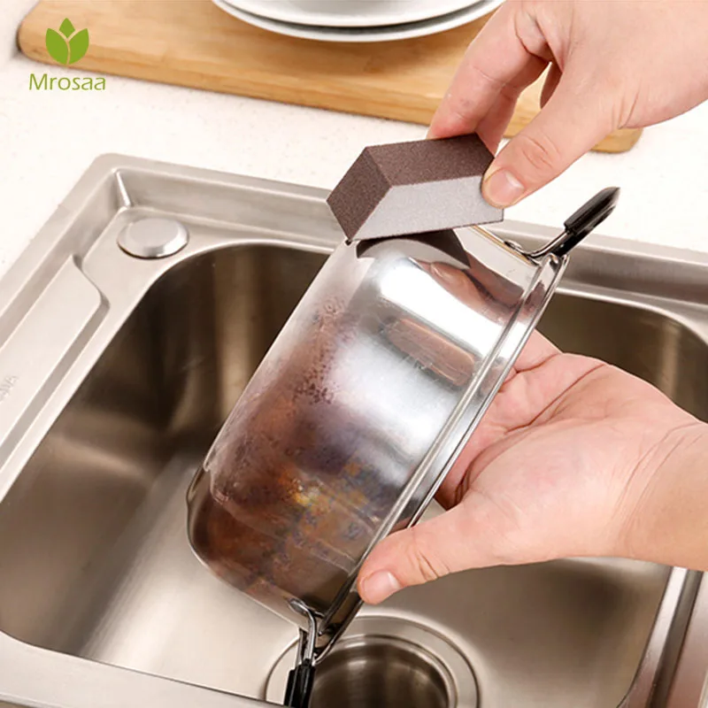 

Magic Sponge Clean tools kitchen Nanometer Diamond Sand Descaling cleaner Emery Sponges for Kitchen Accessories Dish Cleaning
