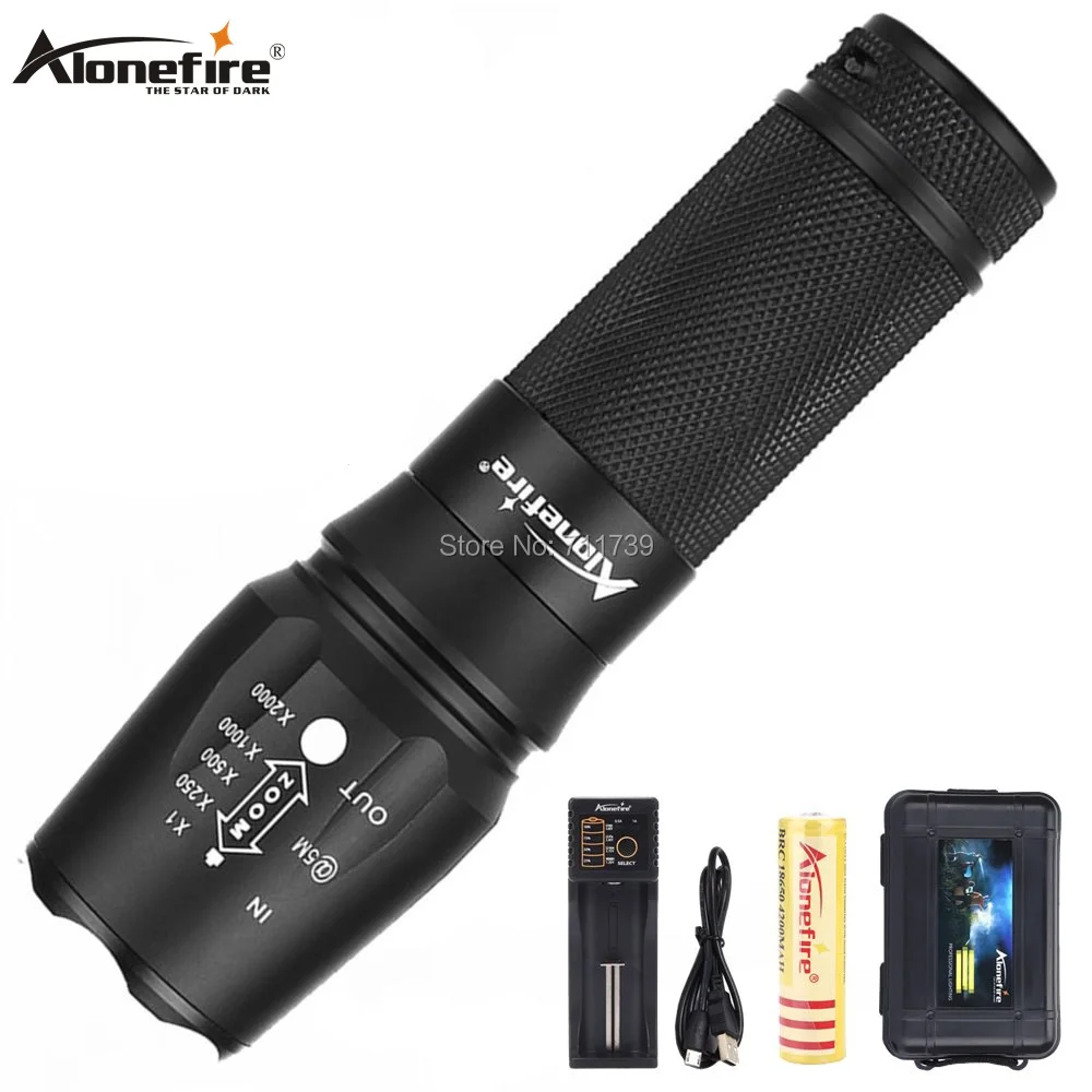 Фонарик AloneFire X800 CREE мощный новый XP L V6 T6 светодиодный 12 Вт супер яркий для работы