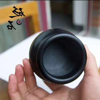

5pcs Traditional Chinese Medicine Cupping stone pot fire cupping jar Meridian Health Care SIBIN BIAN natural Black Carving Stone