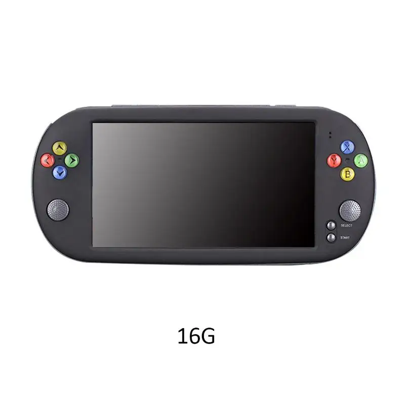 HD портативная игровая консоль PSP X16 большой экран 7 дюймовый ручной GBA аркадная