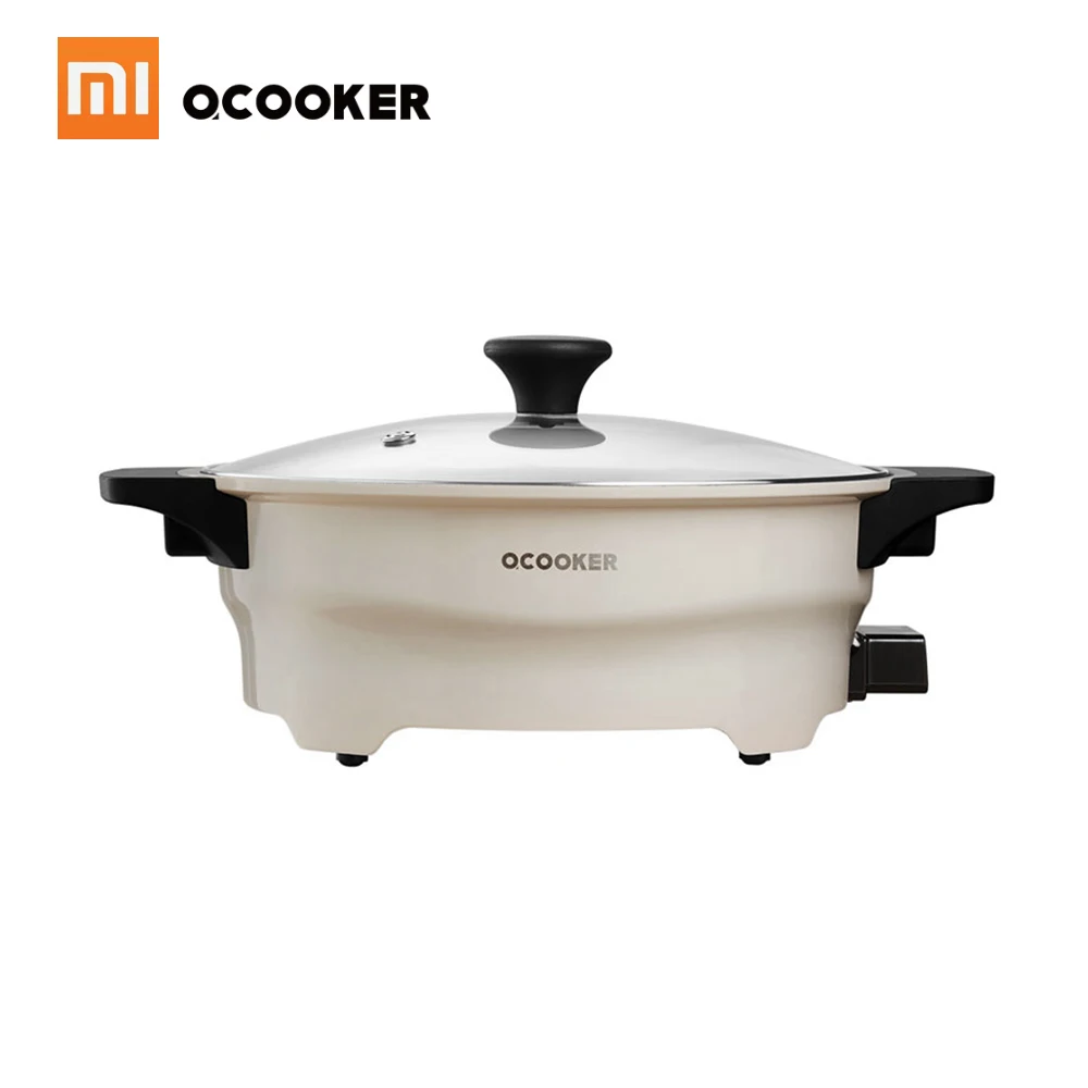 Xiaomi OCOOKER, горячий горшок, двойной, разделенный, Два вкуса, кухонная посуда, маленькая овца, горшок, горячий горшок, суп, запас, горшок, зимние, вечерние, инструмент для приготовления пищи, 1500 Вт