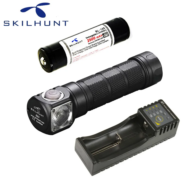 Светодиодный налобный фонарь Skilhunt H03 CREE XML 2 U4 светодиодный 1200 лм для охоты рыбалки