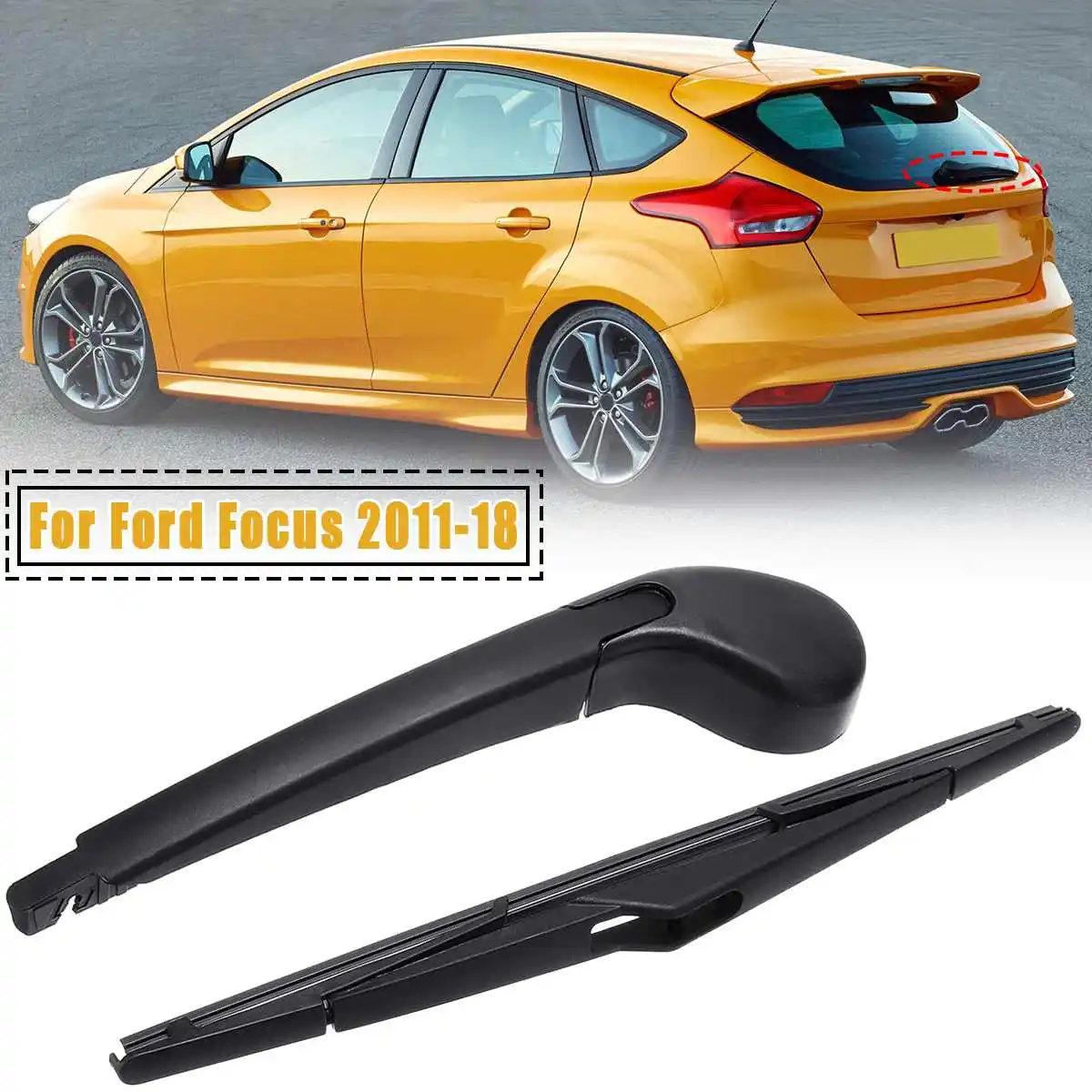 Для Ford для Focus 2011- Задняя щетка стеклоочистителя ветрового стекла 85241-48080 Задняя щетка стеклоочистителя