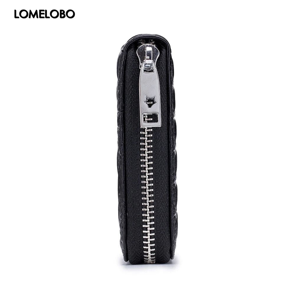 Lomelobo кошелек для карт из спилка женщин и мужчин монет кожи аллигатора держатель