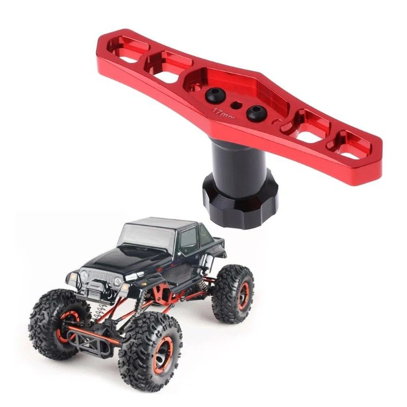 

1*Wheel HEX Nuts+Sleeve Wrench Team C 17MM Wheel HEX Nuts+Sleeve Wrench For 1/8 1/10 RC Model Car Quality