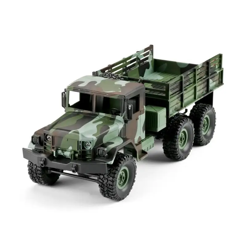 

New Remote Control Car 1:16 WPL Six-Wheel Drive Climbing Off-Road Camouflage Remote Control Car Toy For Children