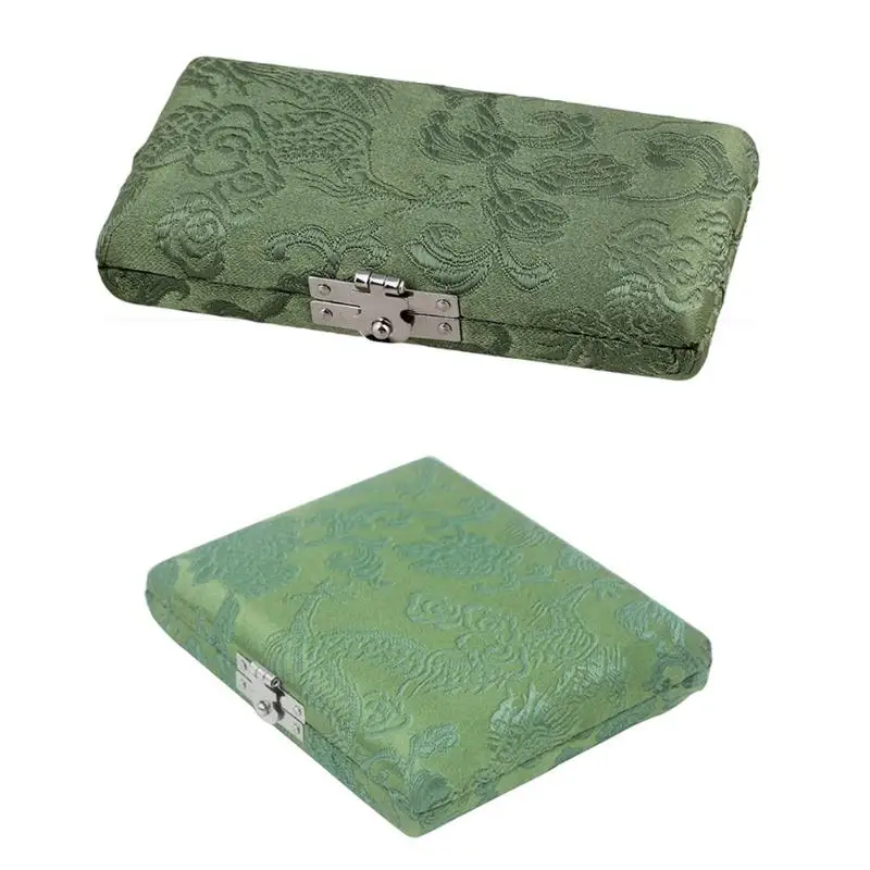 

Wooden Silk Oboe Reed Storage Box Protective Carrying Case Pouch Organizer Container Musical Instrument Parts