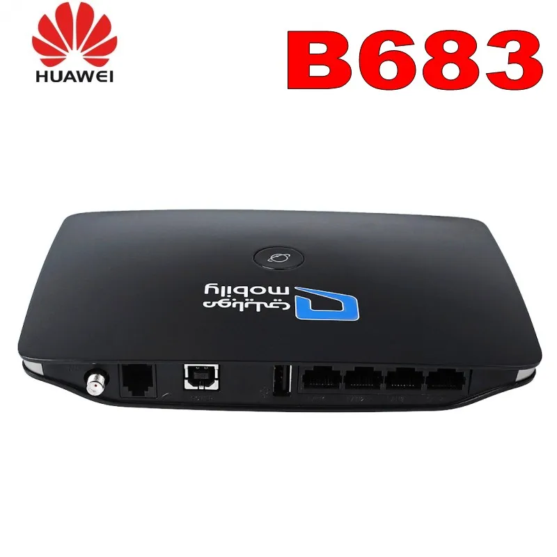Разблокированный huawei B683 к оператору сотовой связи HSPA+ 3g Wi-Fi 28 mbps-модем мобильный широкополосный маршрутизатор