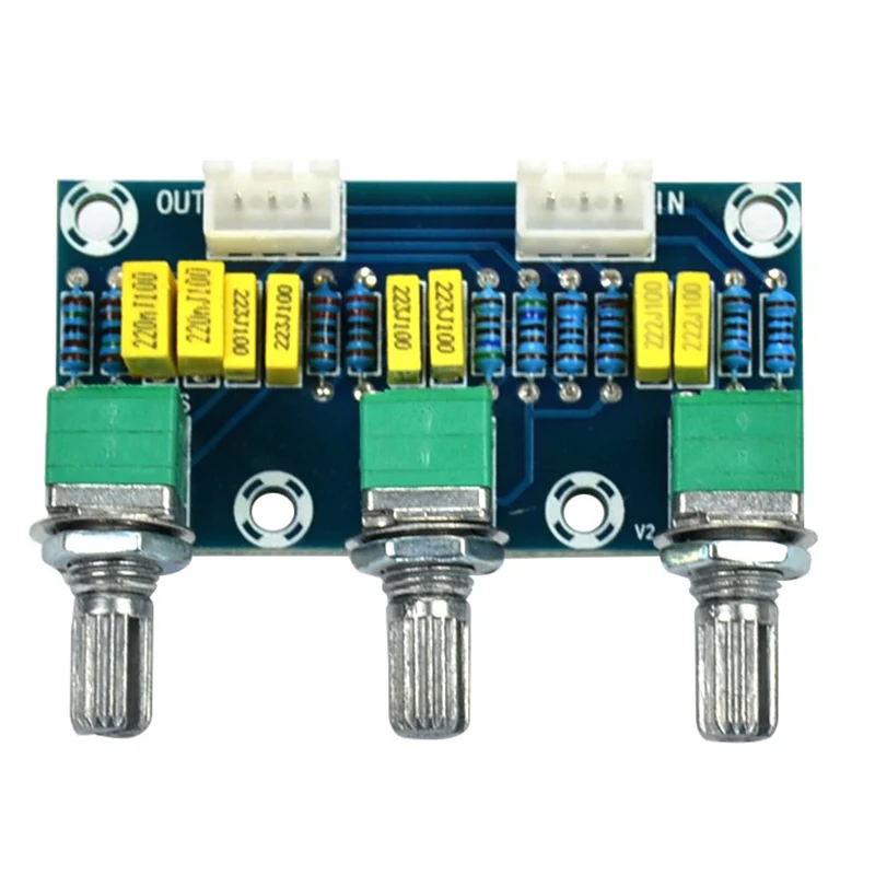 أنبوب مكبرات الصوت Amplificador Preamp لهجة مجلس ايفي باس التريبل حجم لوحة تحكم 3-قناة مضخم صوت 2.1 مكبر للصوت