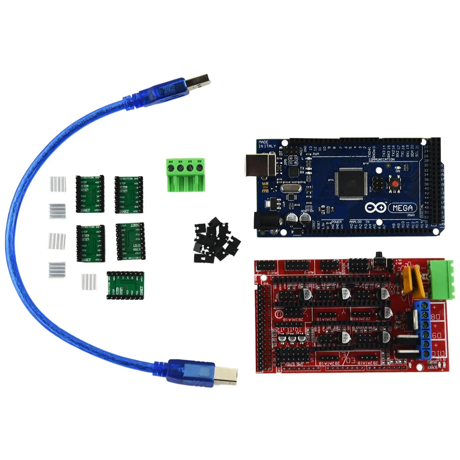 Комплект 3D принтера Mega 2560 + RAMPS 1 4 5X A4988 для RepRap|Запасные части| |