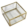 LUDA Geometric Glass Style Jewelry Box Table Container For Displaying Jewelry Keepsakes Home Decoration Plants Container Ewelr 6