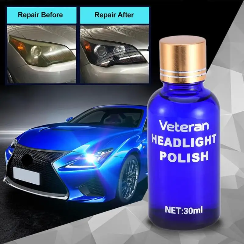 

New Car Headlight Restoration Kit Auto Lamp Lenses Repair Liquid Repair Polish Car Headlight Restoration Paint Care Liquid