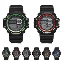 Модные мужские часы уникальные цифровые наружные часы мужские наручные электронные спортивные часы водостойкие упражнения наручные часы подарок