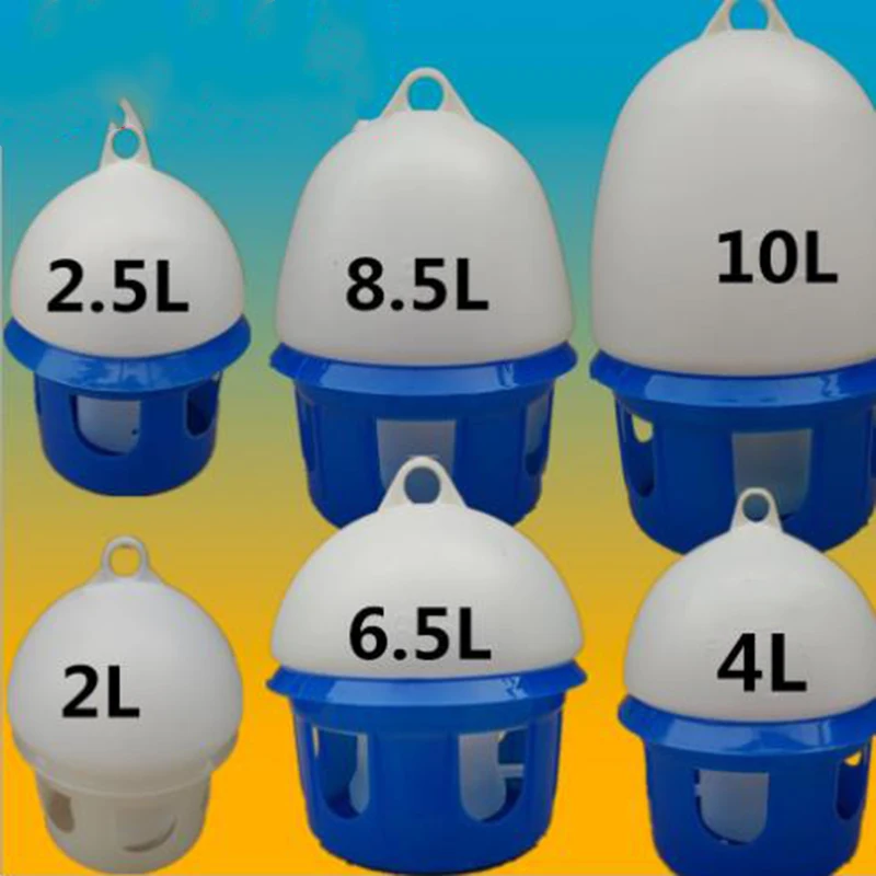 

Water Feeder Automatic Water Drinker Food Dispenser Dish Fits Pet Chicken Bird
