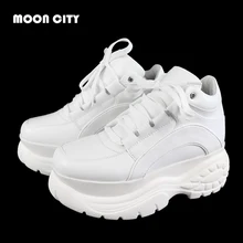 font b women b font font b sneakers b font 2019 Fashion Whiter Platform font