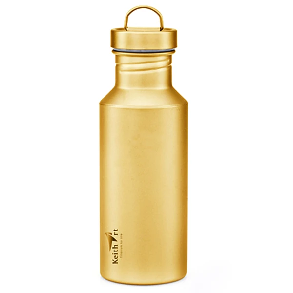 

Keithart Non-toxic Pure Titanium 550ml/700ml Outdoor Sport Bottle Camping Water Bottle Kettle for Camping Hiking Outdoor Sports
