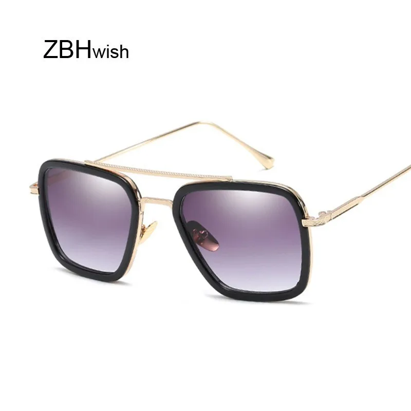 

Sunglasses Men Vintage Brand Designer Coating Sun Glasses Women Retro Double Beam Glasses Shades UV400