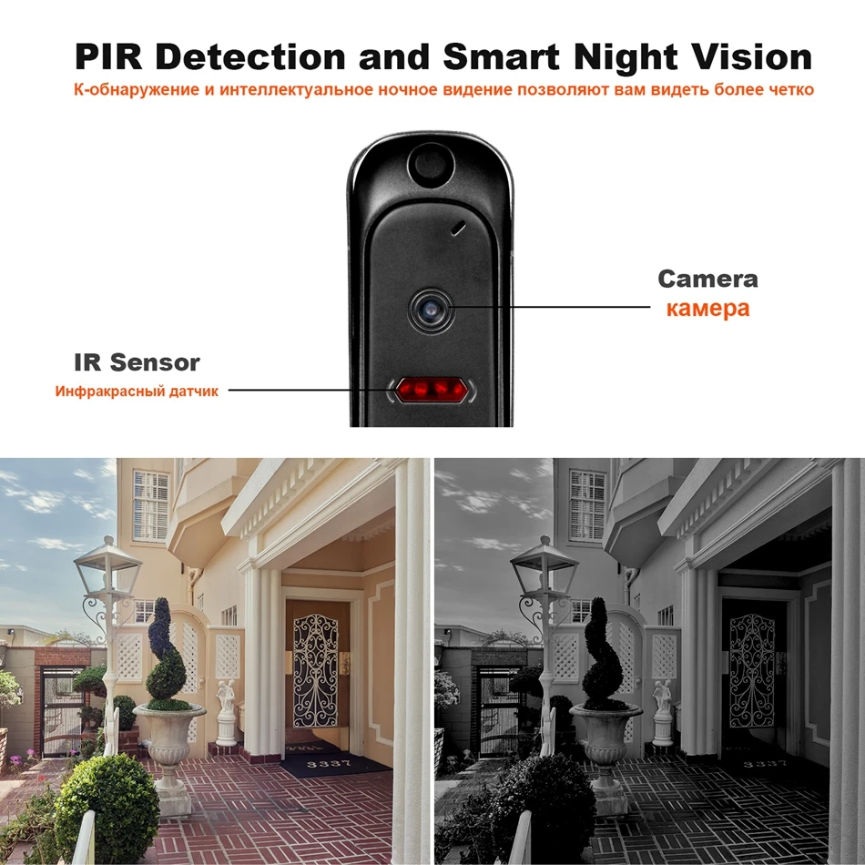 HomeFong Wired Video Doorbell with CCTV Camera 7 inch Monitor Doorbell Camera32G CardVideo Intercom - 32985979882  HomeFong Wired Video Doorbell with CCTV Camera 7 inch Monitor Doorbell Camera32G CardVideo Intercom - 32985979882