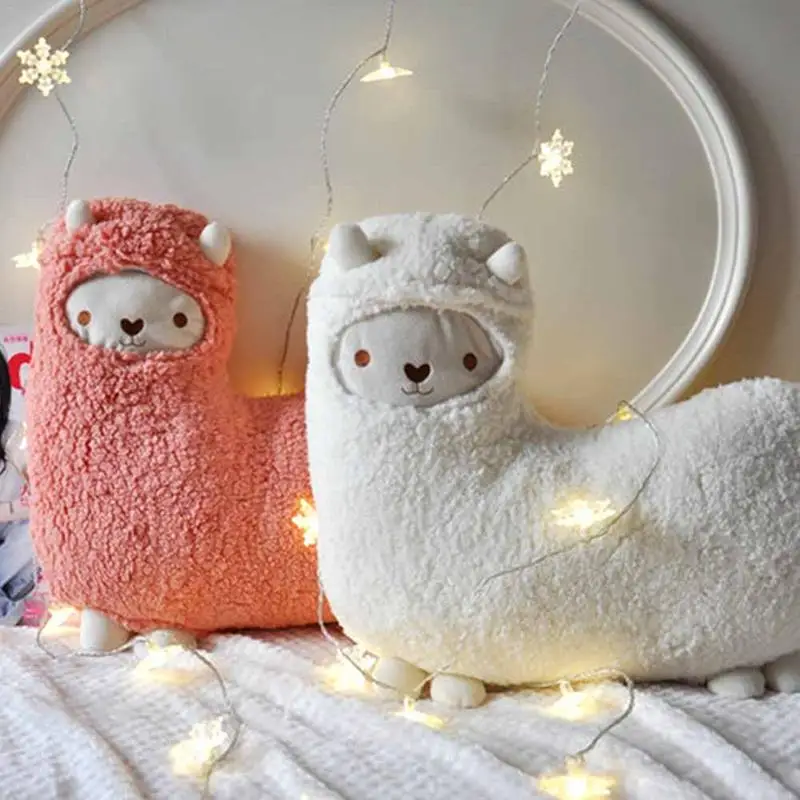 Llama Alpaca Hug плюшевая подушка мягкая кукла мебель подарок забавные игрушки животные ароматерапия лама Декор Куклы Подарки для детей