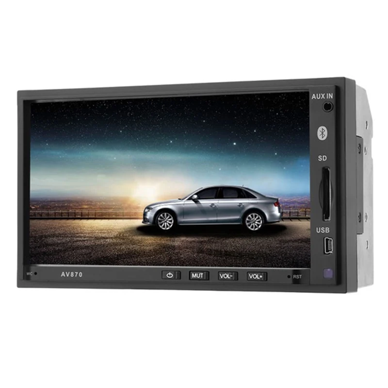 

AOVEISE AV870 7 Inch Car Audio MP5 Player Car Mp4 Mp3 Card Machine Bluetooth Radio Reversing RDS Radio