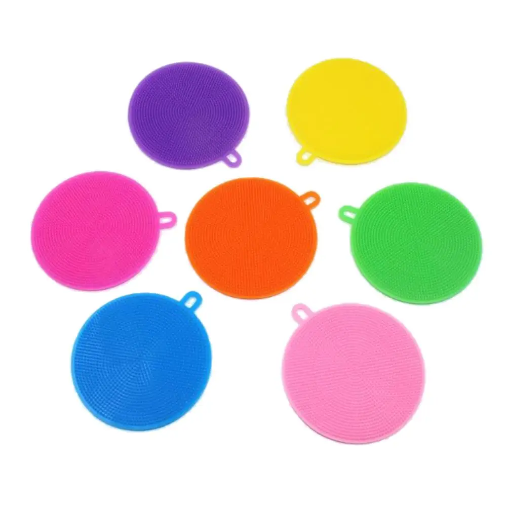 

Magic Cleaning Brushes Silicone Dish Bowl Scouring Pad Pot Pan Easy to clean Wash Brushes Cleaning Brushes Kitchen