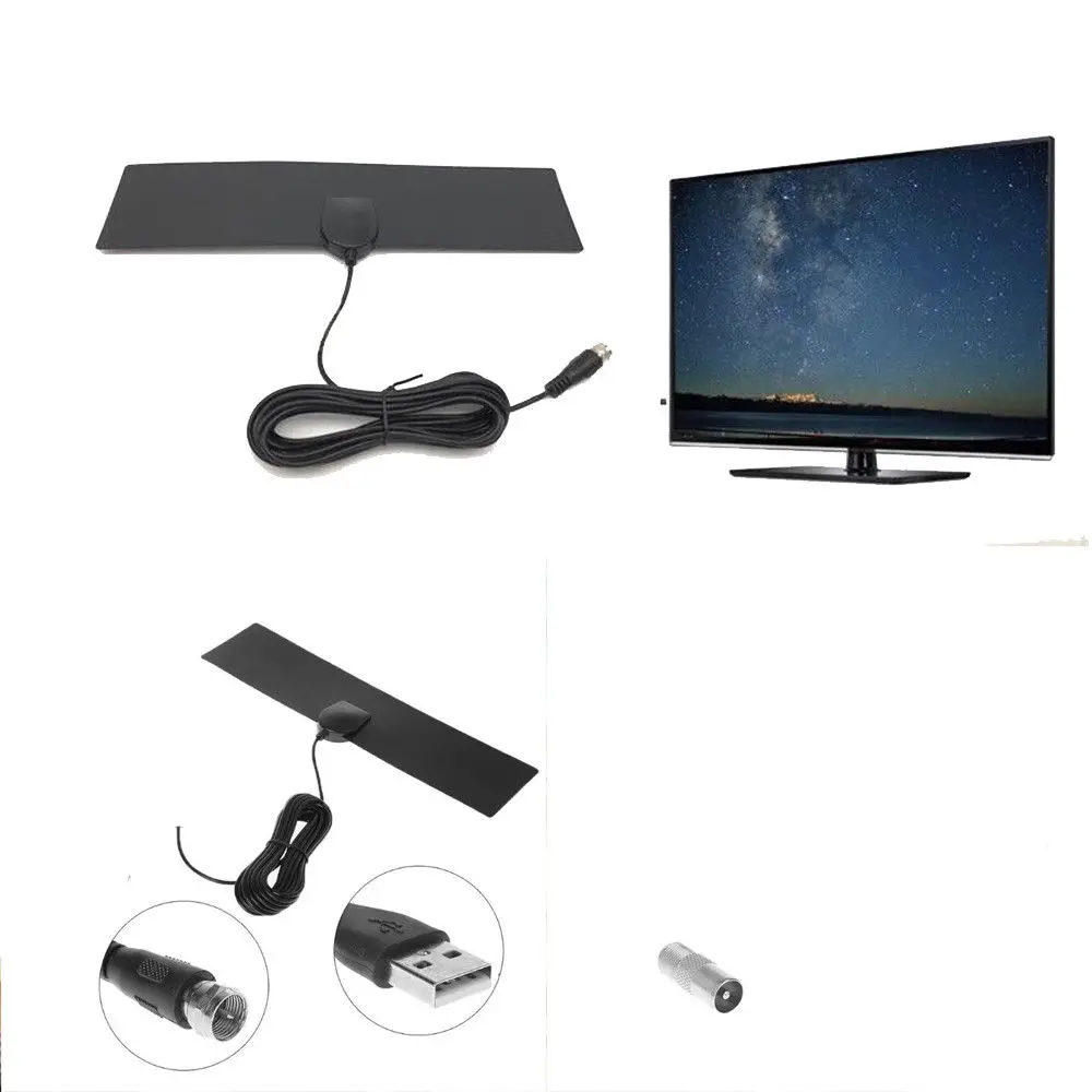 200 миля диапазонная антенна ТВ цифровой HD Skylink 4 K Antena цифровой Внутренний, HDTV 1080 p кабель