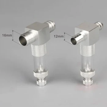 

4 in 1 Aluminum Alloy CO2 External Diffuser Check Valve With Bubble Counter With inverse function Tank Supplies Accessories 1x