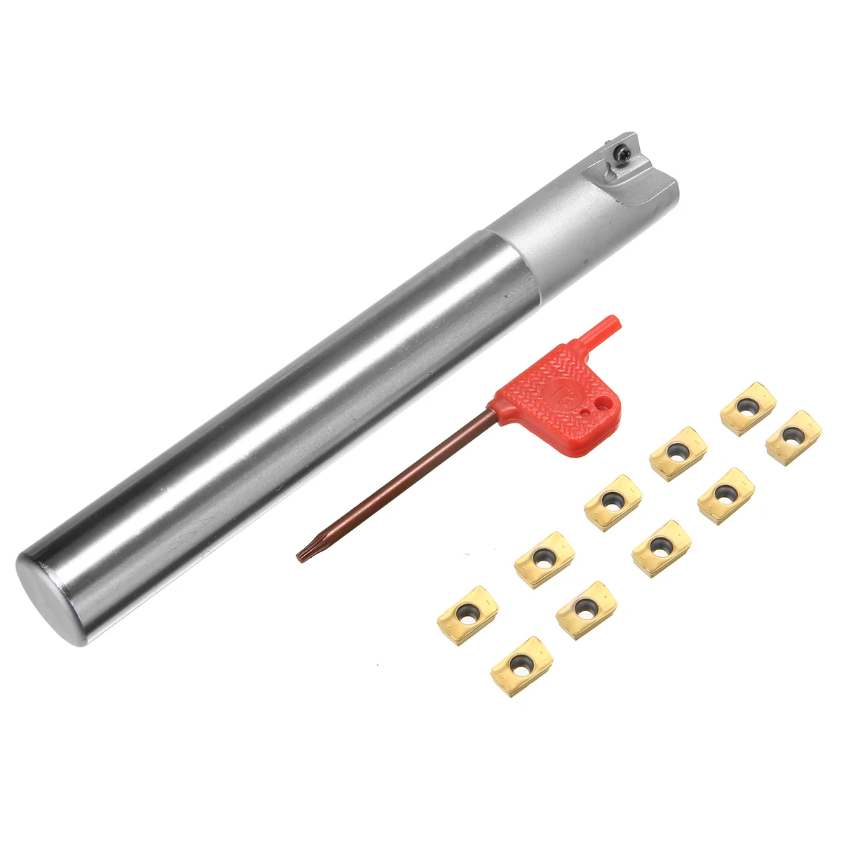 

10pcs APMT1135PDERDP Inserts Durable Cutter + BAP 300R C20-20-150 Indexable Milling Cutter Lathe Turing Tool Holder with Wrench