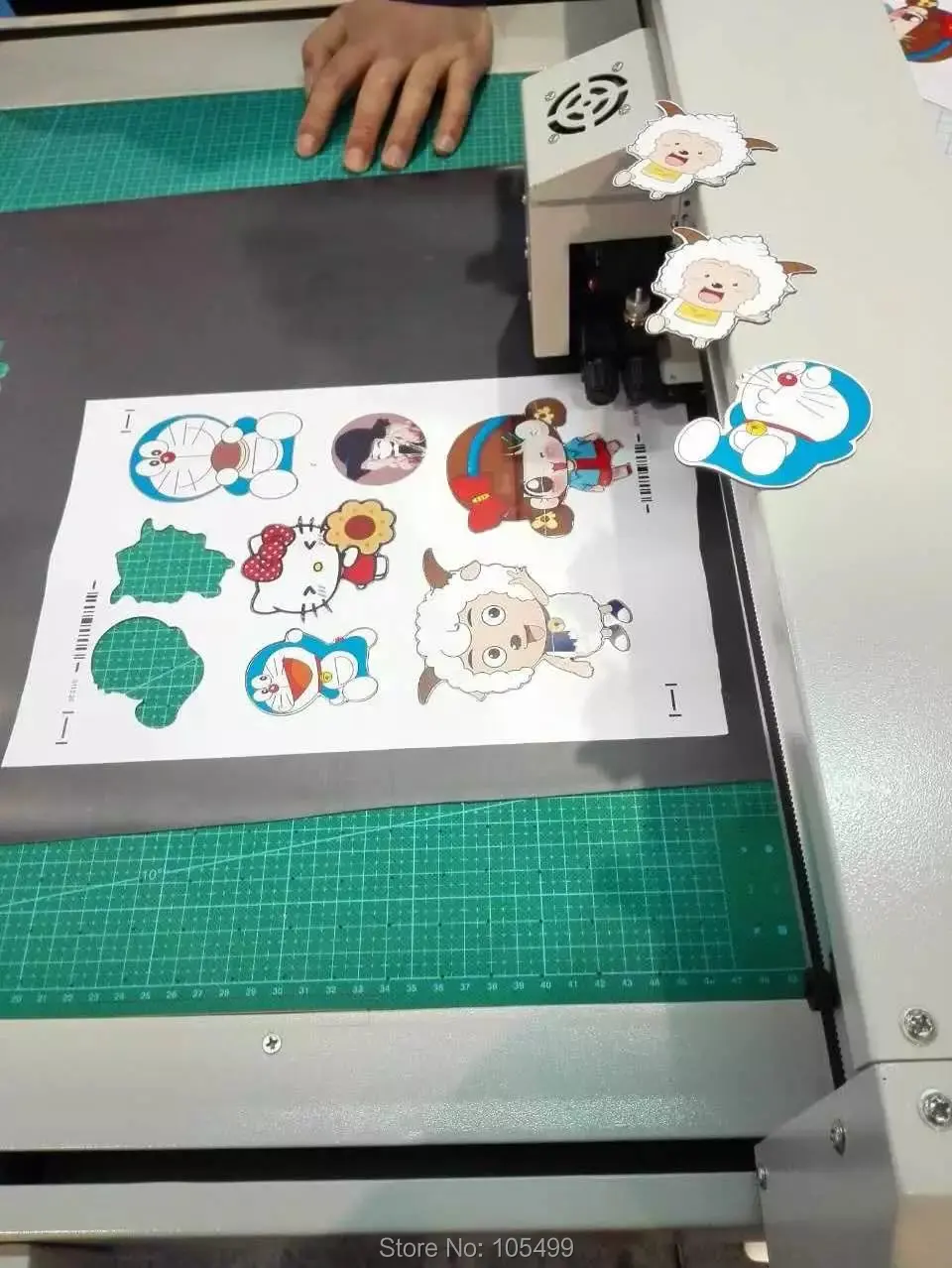 US $5.999.00 2020 New Paper Sticker Vinyl Cutting PlotterDigital Flatbed Cutter With Step MotorU Disk Driver Graph Plotter A3 Flatbed Cutt