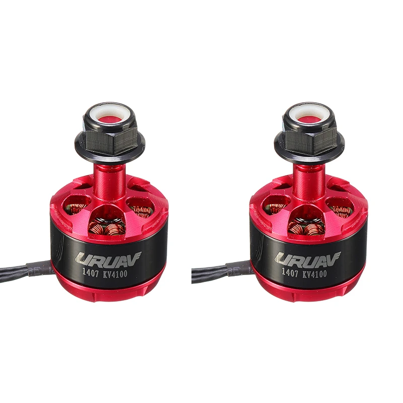 2 шт. URUAV ZD1407 3200KV 4100KV 2-бесщеточный двигатель 3s CW для RC дрона FPV гоночных моделей