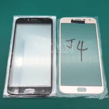 JALAN 5 шт. J4 плюс Замена переднего стекла для samsung J400 J415F J4 Prime треснувшее стекло Внешний объектив сенсорный экран изменить ремонт